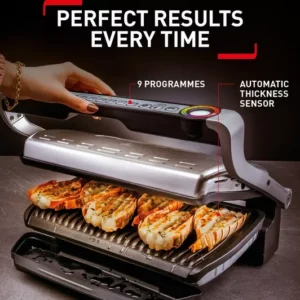 TEFAL Optigrill XL GC722D40 Grill - Stainless Steel & Black - Image 4